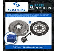 Clutch Kit 3pc (Cover+Plate+CSC) fits RENAULT KOLEOS Mk2 1.6D 2016 on 240mm New