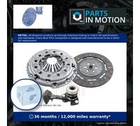 Clutch Kit 3pc (Cover+Plate+CSC) 241mm ADBP300220 Blue Print 9677933380 Quality