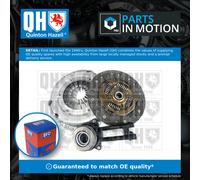 Clutch Kit 3pc (Cover+Plate+CSC) fits FORD FIESTA Mk6 1.4 2008 on QH Quality New