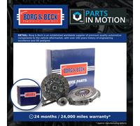 Borg & Beck HKT1057 Clutch 3In1 Csc Kit To Fit Ford Fiesta Fusion 1 25 1 3 1
