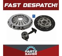 Clutch Kit 3pc (Cover+Plate+CSC) fits FORD TOURNEO CONNECT V408 1.0 13 to 18 New