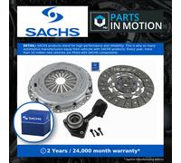 Clutch Kit 3pc (Cover+Plate+CSC) 240mm 3000990221 Sachs 1789063 9M517C623AA New