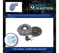Blue Print Clutch kit ADW193045 - 3pc (Cover+Plate+CSC) 200mm fits Vauxhall Corsa C/D 1.2
