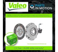 Valeo 834170 Clutch Kit 3 Piece Concentric Slave Cylinder CSC 228mm Plastic
