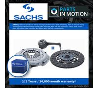 Clutch Kit 3pc (Cover+Plate+CSC) fits AUDI A1 8X 2.0D 11 to 15 CFHD 240mm Sachs