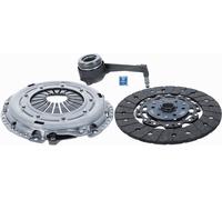 Clutch Kit 3pc (Cover+Plate+CSC) fits AUDI A1 8X 2.0D 11 to 15 CFHD 240mm Sachs