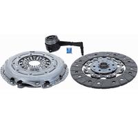 Clutch Kit 3pc (Cover+Plate+CSC) fits VW SHARAN 7N 2.0D 10 to 19 240mm Sachs New