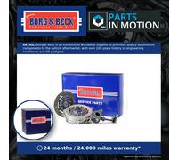 Clutch Kit Set 3pc Fits Renault Clio III 1.2 2005-2014 Borg & Beck HKT1198