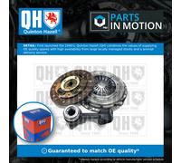 Clutch Kit 3pc (Cover+Plate+CSC) QKT2202AF Quinton Hazell Top Quality Guaranteed