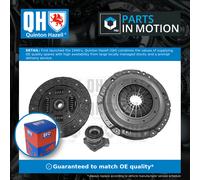 Clutch Kit 3pc (Cover+Plate+CSC) QKT2540AF Quinton Hazell 1606516 93185880 New