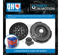 Clutch Kit 3pc (Cover+Plate+CSC) QKT2710AF Quinton Hazell 1606558 93185901 New