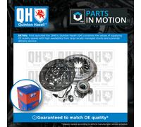 Clutch Kit 3pc (Cover+Plate+CSC) QKT2735AF Quinton Hazell 1606588 93185914 New