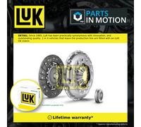 Clutch Kit 3pc (Cover+Plate+Releaser) fits PEUGEOT EXPERT 2.0D 00 to 06 LuK New