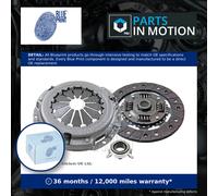 Clutch Kit 3pc (Cover+Plate+Releaser) fits TOYOTA YARIS SCP1 1.3 02 to 05 2SZ-FE