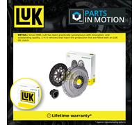 Clutch Kit 3pc (Cover+Plate+Releaser) fits BMW 520 E34, E39 2.0 90 to 97 LuK New