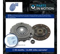 Clutch Kit 3pc (Cover+Plate+Releaser) fits CITROEN C3 Mk1 1.4D 2002 on Quality