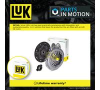 Clutch Kit 3pc (Cover+Plate+Releaser) fits PEUGEOT 206 2D 1.6 LHD Only 2000 on