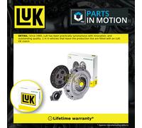 Clutch Kit 3pc (Cover+Plate+Releaser) fits VW GOLF Mk3 1.4 91 to 99 ABD LuK New