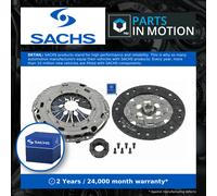 Sachs Clutch Kit 3000 970 036 - 3pc (Cover, Plate, Release Bearing) for SEAT VW SKODA AUDI