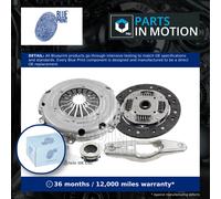 Clutch Kit 3pc (Cover+Plate+Releaser) fits VW POLO 9N, Mk5 1.2 01 to 11 Quality