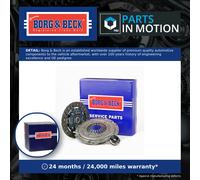 Clutch Kit 3pc (Cover+Plate+Releaser) HK2004 Borg & Beck 6Y0198141 Quality New