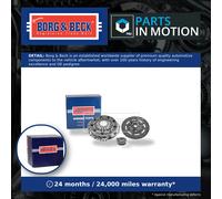 Clutch Kit 3pc (Cover+Plate+Releaser) HK2328 Borg & Beck Top Quality Guaranteed