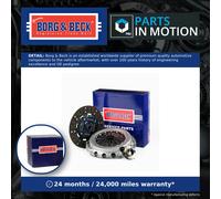 Clutch Kit 3pc (Cover+Plate+Releaser) HK2591 Borg & Beck Top Quality Guaranteed