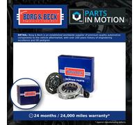 Clutch Kit 3pc (Cover+Plate+Releaser) HK8051 Borg & Beck 5021709 5025207 Quality