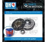 Clutch Kit 3pc (Cover+Plate+Releaser) QKT1345AF Quinton Hazell Quality New