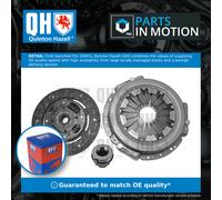 Clutch Kit 3pc (Cover+Plate+Releaser) QKT1964AF Quinton Hazell Quality New