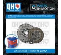Clutch Kit 3pc (Cover+Plate+Releaser) QKT2344AF Quinton Hazell Quality New