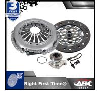 Clutch Kit - 3pc - fits Opel; Combo Tour, Combo Box Body/Estate, Meriva A MPV...