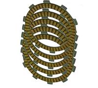 Clutch kit 5 Pcs Motorcycle Fibrous Clutch Discs Plates For Y-AMAHA TT225 1986 1987 1999 XT200 1983 TW200E 1998 TW200 1987-2008 2010-2015