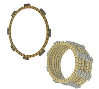 Clutch kit 6+1 Pcs Motorcycle Fibrous Clutch Discs Plates For H-ONDA CB250F Hornet 1996 1997 1998 1999 2000 2001 2002-2007 CBF250 2004 2005 2006