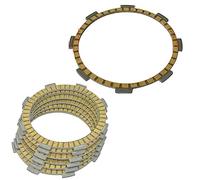 Clutch kit 6+1P Motorcycle Fibrous Clutch Discs Plates For H-ONDA CB250F 1996-2007 CBF250 2004-2006 VT250C 1994-2007 VTR250 1988 CB CBF VT VTR 250