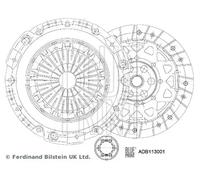 Clutch kit ADB113001 BLUE PRINT for MINI MINI Coupe MINI Roadster MINI