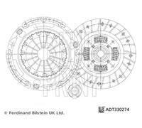 Clutch kit ADT330274 BLUE PRINT for TOYOTA AURIS COROLLA Saloon