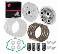 Clutch Kit & Center Inner Hub & Outer Pressure Plate For Kawasaki 1998-2021 KX80 KX85 KX100 13087-1170 13187-1013 Heavy Duty Springs Kit & Gasket