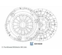 CLUTCH KIT FITS: FITS FOR NISSAN JUKE 1.6 DIG-T 4X4/1.6 DIG-T.FITS FOR NISSAN