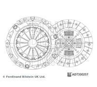 CLUTCH KIT FITS: TOYOTA VERSO SPACE 1.4 D4-D .TOYOTA RACTIS 1.4 D4-D .TOYOTA