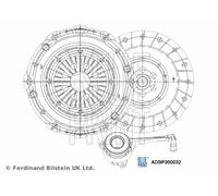 CLUTCH KIT FITS: VW GOLF VI 2.0 R 4MOTION/2.0 GTI.VW SCIROCCO III 2.0 R.VW RA