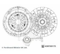 CLUTCH KIT FITS: VW MULTIVAN T5 2.0 BITDI/2.0 BITDI 4MOTION.VW MULTIVAN MK V