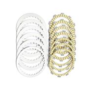 Clutch kit Motorcycle Clutch Plate Steel Friction Disc For RC390 RC 390 2016-2020 For DUKE390 For DUKE 2015 2016 2017 2018 2019 2020(Silver Yellow)