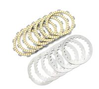 Clutch kit Motorcycle Clutch Plate Steel Friction Disc Kit For Y-AMAHA DT125R 1988-2003 DT125RE 2004 2005 2006 2007 DT125X 2005-2006 DT125 R RE X(Silver Yellow)