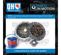 Clutch Kit 3pc (Cover+Plate+Releaser) QKT4720AF Quinton Hazell Quality New