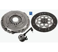 Clutch Kit 3pc (Cover+Plate+CSC) fits RENAULT KOLEOS Mk2 1.6D 2016 on 240mm New