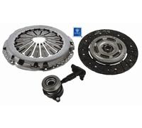 Clutch Kit 3pc (Cover+Plate+CSC) fits FORD TOURNEO CONNECT V408 1.0 13 to 18 New