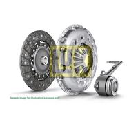Clutch Kit Set 3pc Fits Citroën C4 Picasso II 1.6 2013-2018 LuK 624 3531 34