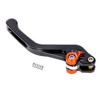 clutch lever / brake lever Puig 3.0 rear adjustable, short - black orange
