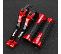 Clutch Levers Folding Extendable Brake Clutch Levers Motorcycle Accessories Parts Adjustable Handle for for Sabre VF750S 1982-1986(Red 2)